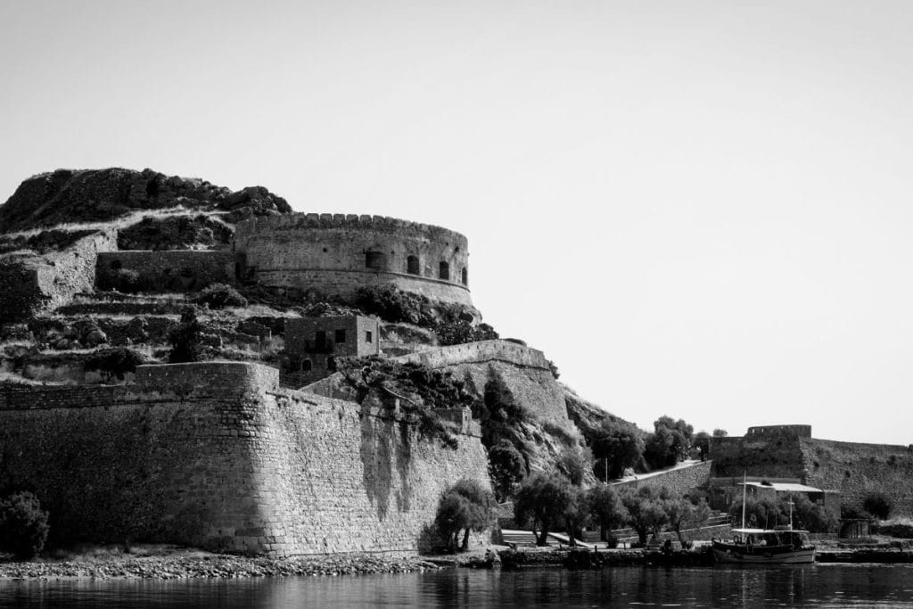 how to get to Spinalonga – historic fortress seen from the sea
